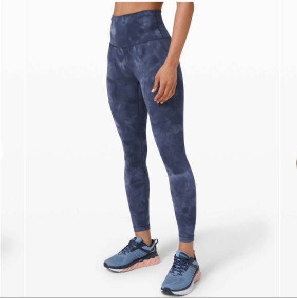 Lululemon Wunder Train High-Rise Tight 25" *Diamond Dye - Size 18 EUC - Picture 1 of 9